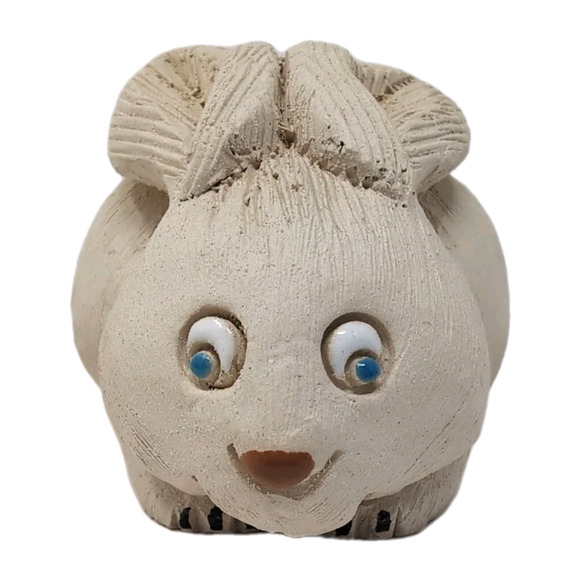 VTG Artesania Rinconada Animals Lot of 8 Pottery Signed Figurines Panda Beaver - Picture 16 of 16